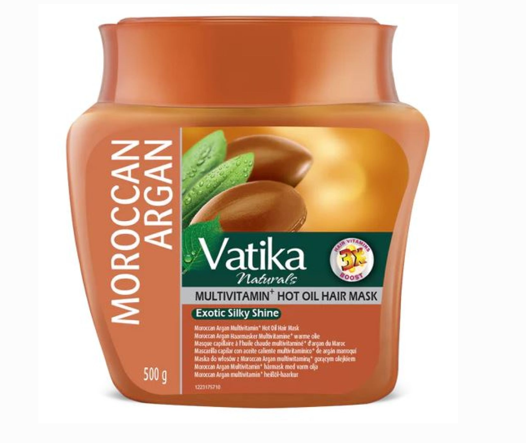 Vatika Naturals Moroccan Argan Multivitamin Hot Oil Hair Mask 500g