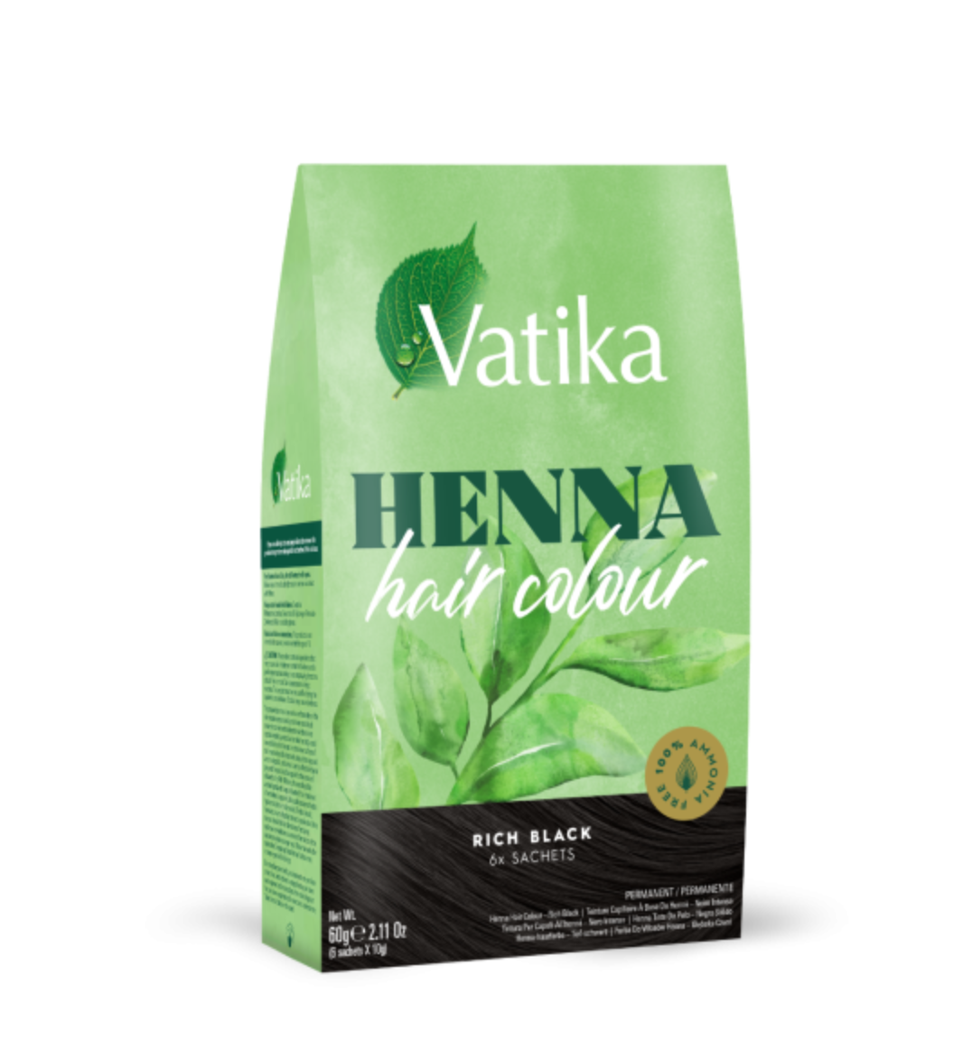 Vatika Henna Hair Colour 60g (6 Sachets)