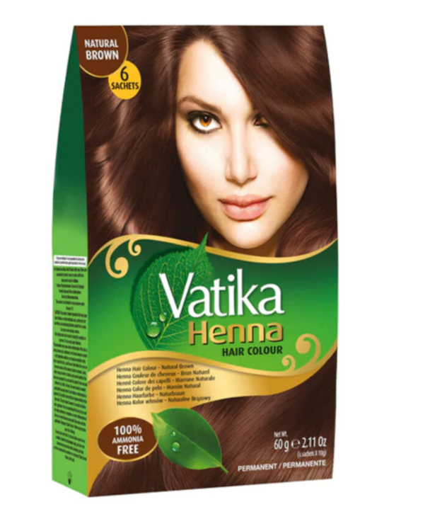 Vatika Henna Hair Colour 60g (6 Sachets)