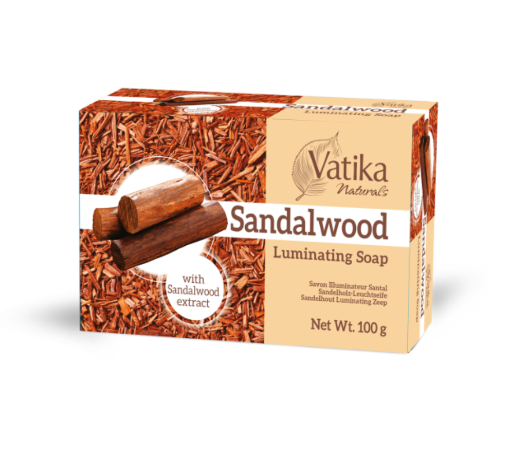 Vatika Naturals Sandalwood Luminating Soap 100g