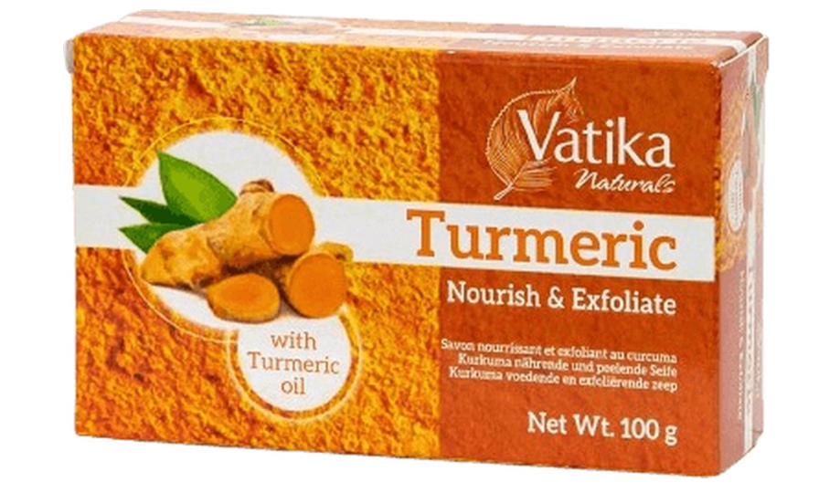 Vatika Naturals Turmeric Nourish & Exfoliate Soap 100g