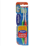 Twin Pack Medium Toothbrush