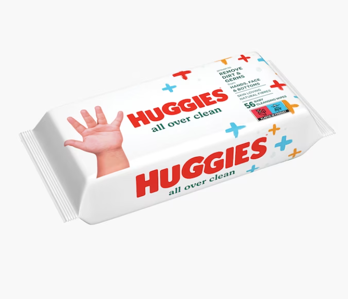 Huggies All Over Clean Baby Wipes 56 Wipes