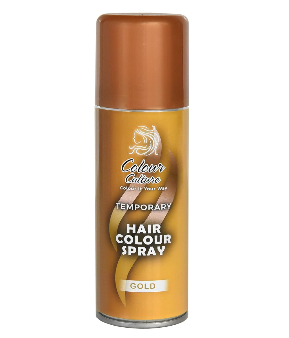 Colour Culture Temporary Hair Colour Spray Gold 200ml