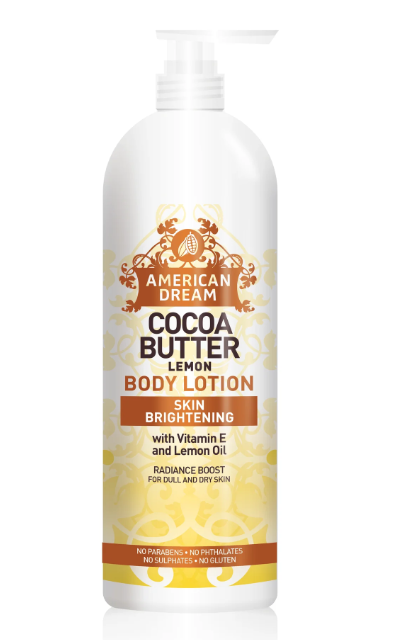 American Dream Cocoa Butter Lemon Body Lotion 750ml