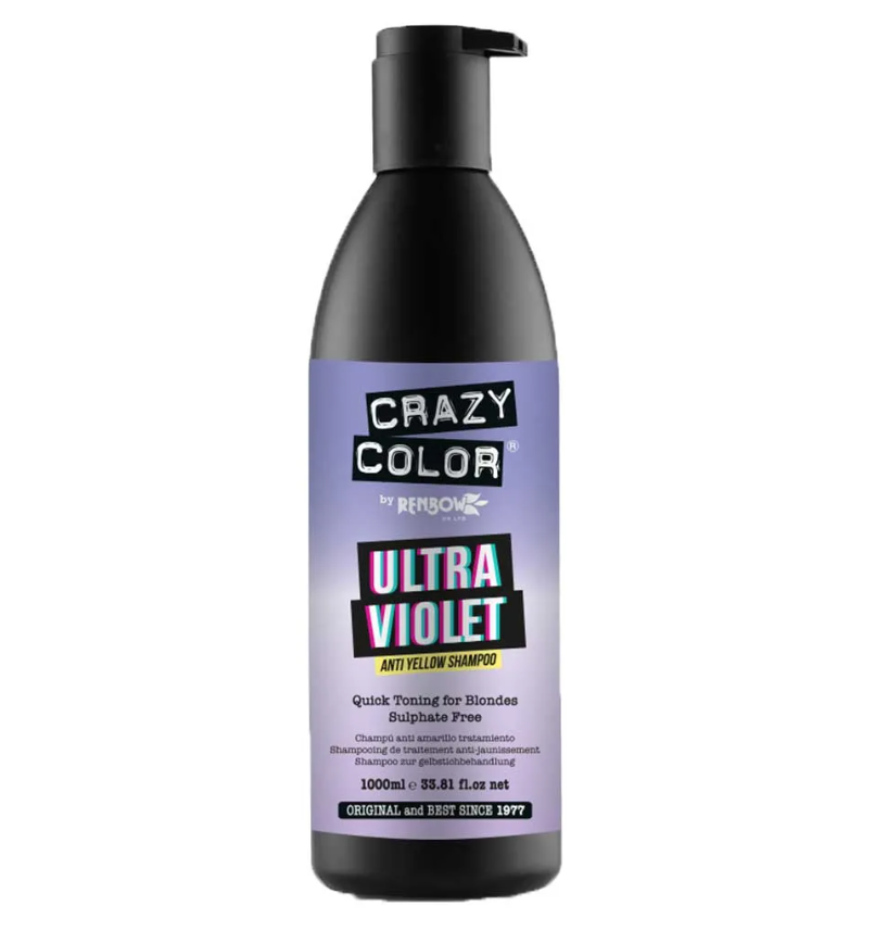 Crazy Color Ultra Violet Anti-Yellow Shampoo 1000ml