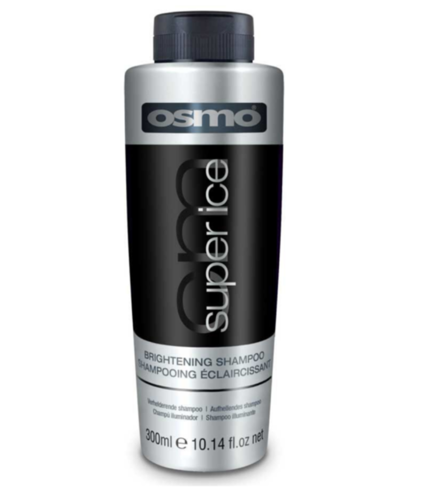 Osmo Super Ice Brightening Shampoo – Anti-Yellow Toner for Blonde & Grey Hair 300ml