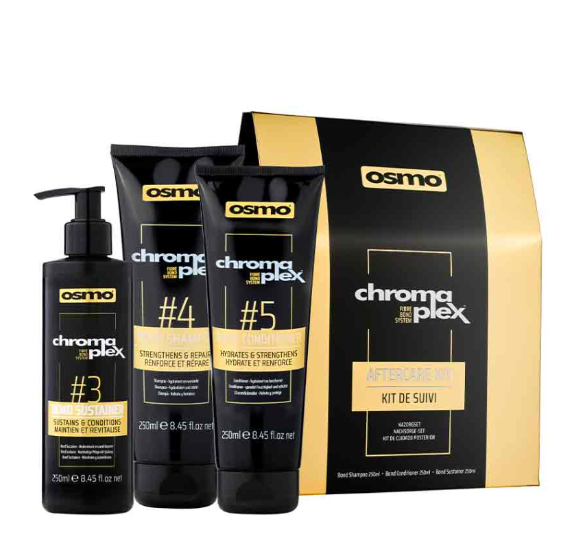 Osmo Chromaplex Aftercare Kit – Bond Sustainer, Shampoo & Conditioner 3x250ml