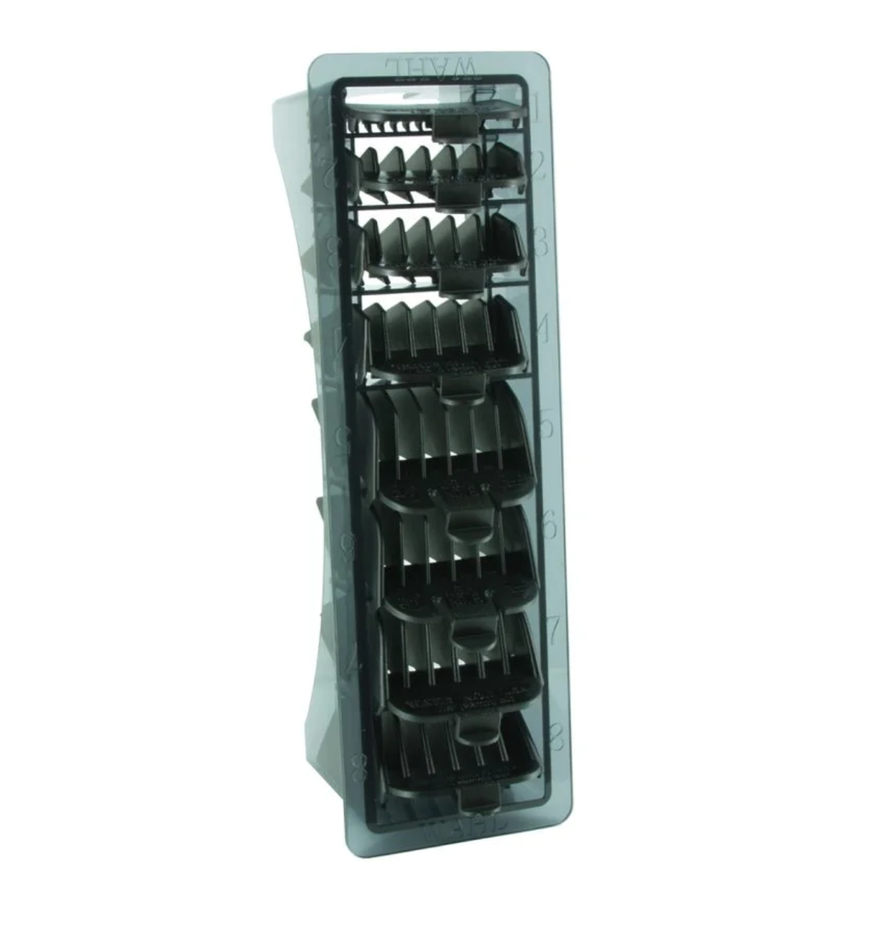 WAHL Black Plastic Clipper Attachment Comb Set