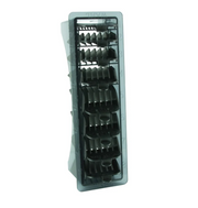 WAHL Black Plastic Clipper Attachment Comb Set
