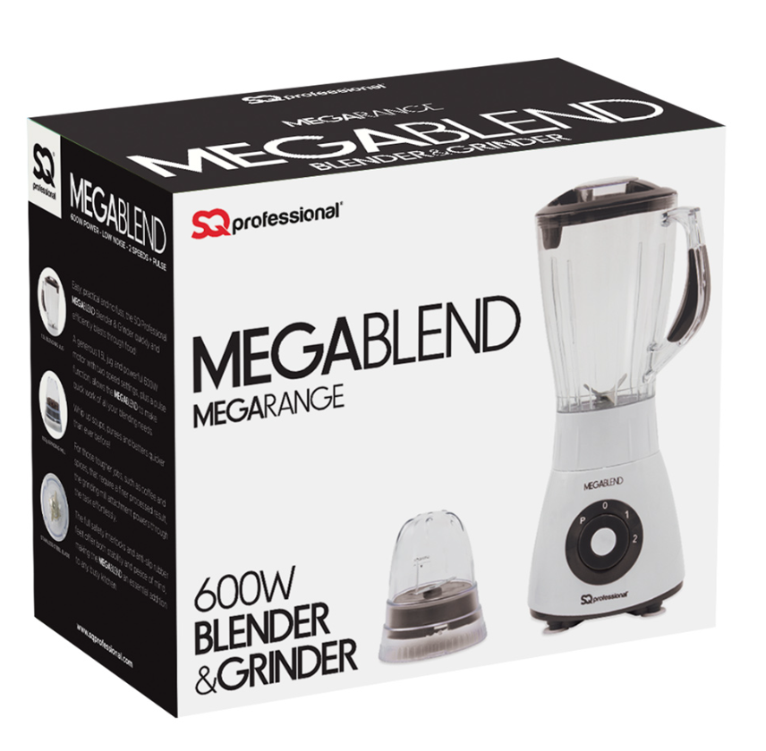 SQ Professional Megablend 600W Blender & Grinder