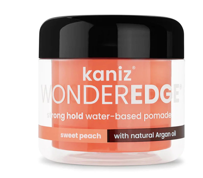 Kaniz Wonder Edge Sweet Peach Strong Hold Water-Based Pomade 120ml
