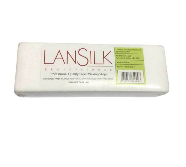 Lansilk Professional Quality Paper Waxing Strips Approx. 100