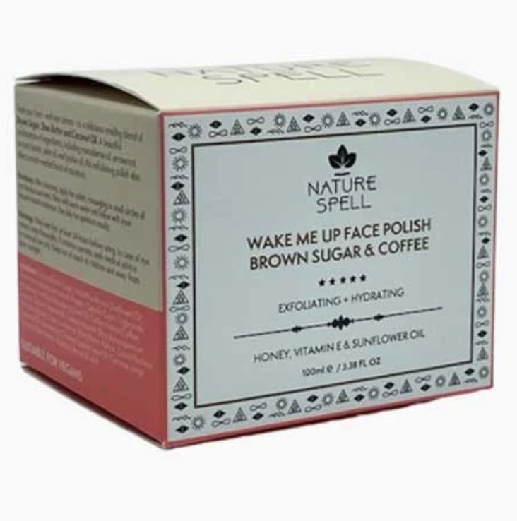 Nature Spell Wake Me Up Face Polish Brown Sugar & Coffee 100ml