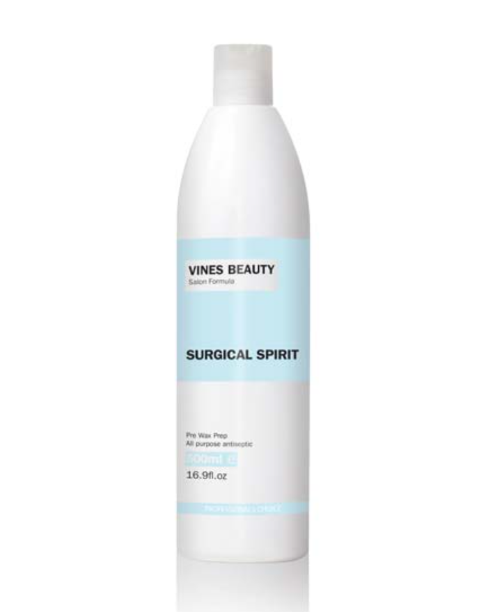 Vines Beauty Surgical Spirit All Purpose Antiseptic & Pre-Wax Prep 500ml