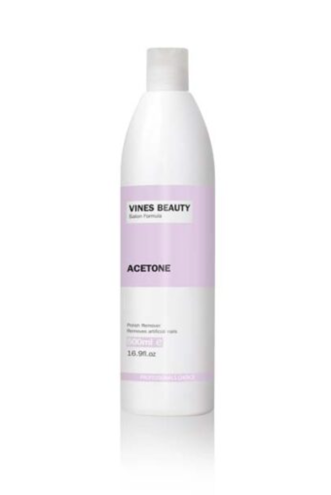 Vines Beauty Acetone – Professional Nail Polish & Artificial Nail Remover 500ml