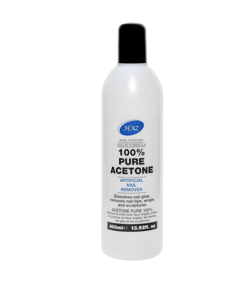 HAZ 100% Pure Acetone Artificial Nail Remover 400ml