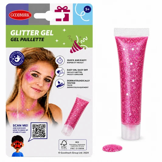 Make-Up Glitter Gel – Pink 14ml