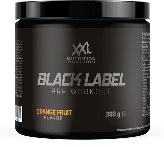 Black Label Pre-Workout Orange Fruit 390g