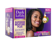 Dark and Lovely Superior Moisture Plus No-Lye Relaxer Kit Super – Coarse Hair