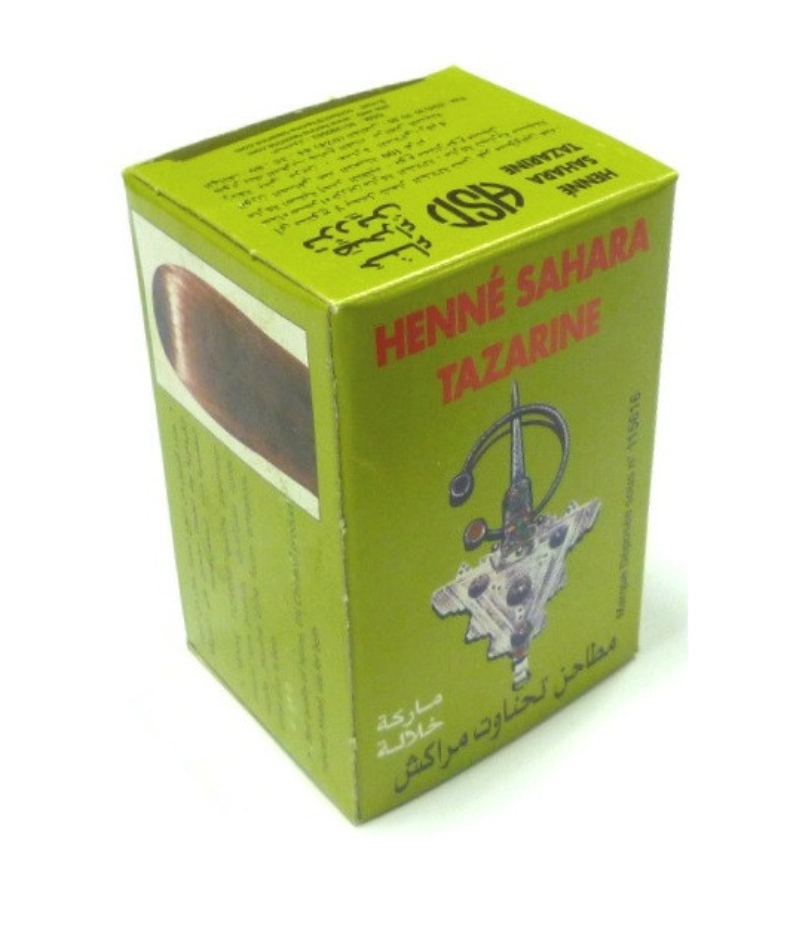 Henné Sahara Tazarine Natural Henna 100g Pack of 3
