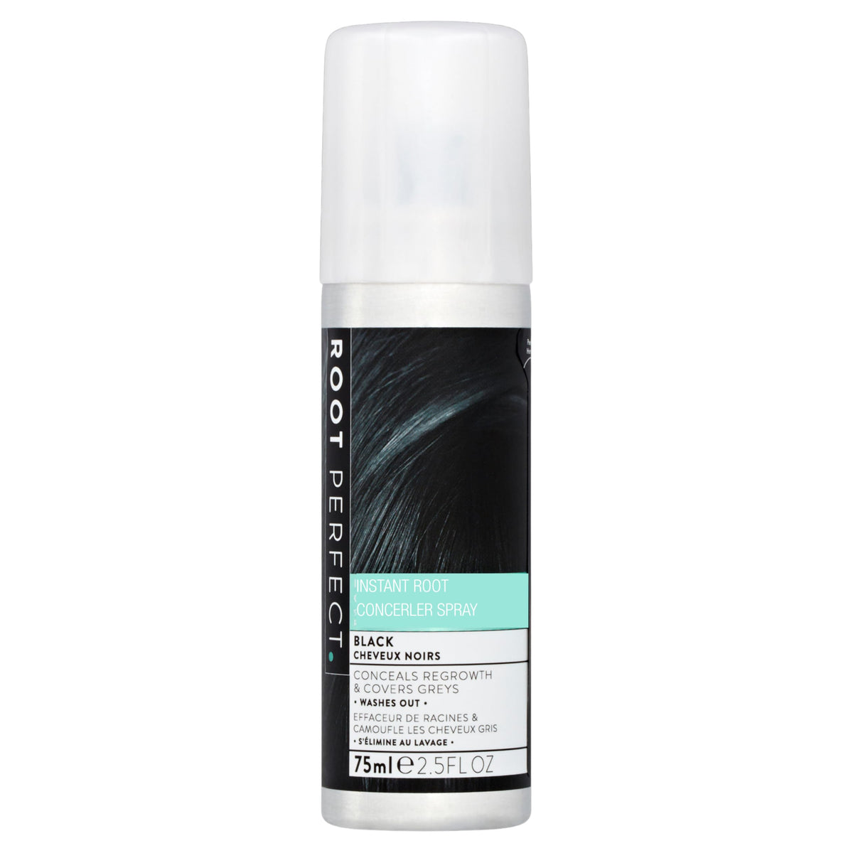 Root Perfect Instant Root Concealer Spray – Black 75ml