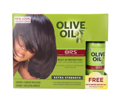 Ors Olive Oil Relaxer Kit Ex-Strength Extra Strength