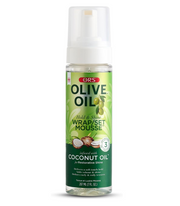 ORS Olive Oil Wrap/Set Mousse Hold & Shine with Coconut Oil 207ml / 7 fl oz