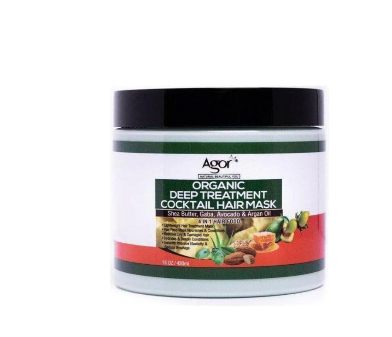 Agor Organic Deep Treatment Cocktail Hair Mask – 15 oz / 430 ml