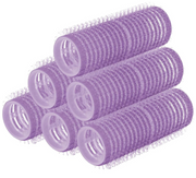 Self Grip Rollers 1" 5pcs Purple