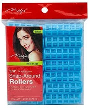 Snap Around Rollers Blue 5/8" Pack of 14