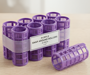 Snap Around Rollers 1 1/2" Pack of 8
