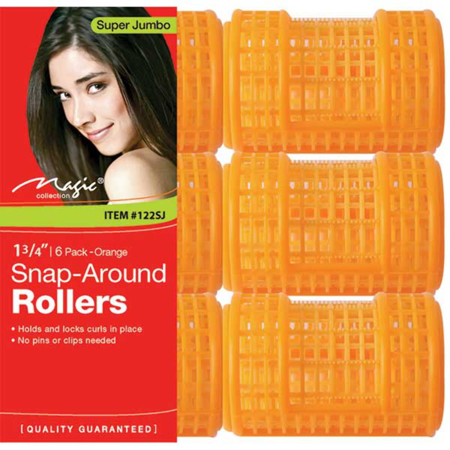 Snap-Around Rollers 1 3/4" 6pcs