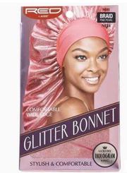 Glitter Bonnet Braid Pink Pearl