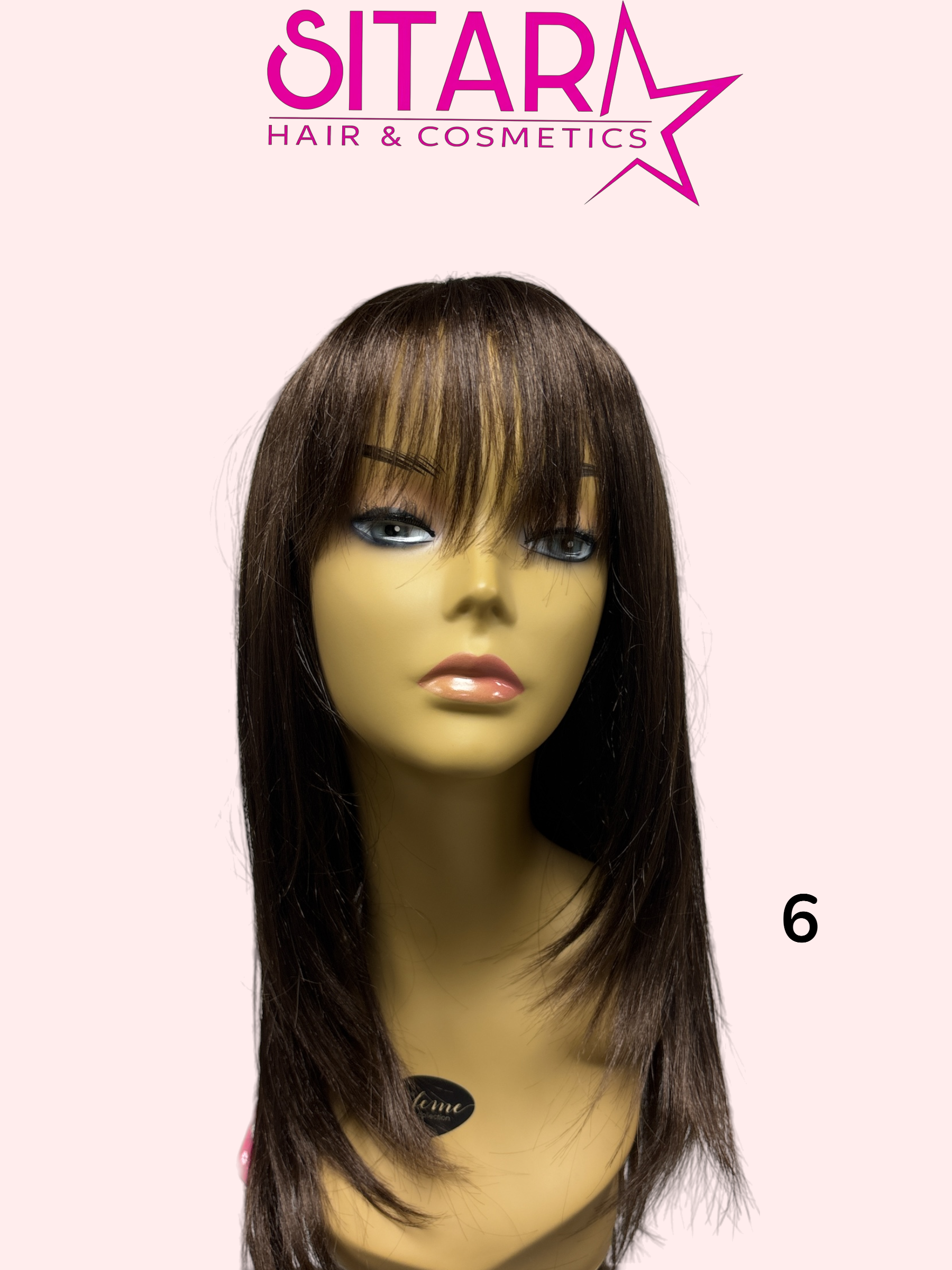Beyonce Synthetic Long Layered Wig with Fringe 22in