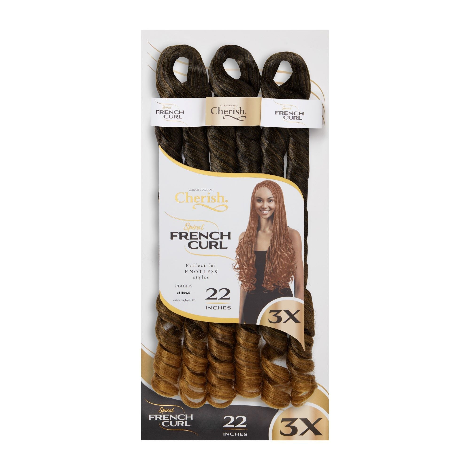 Spiral French Curl 3X