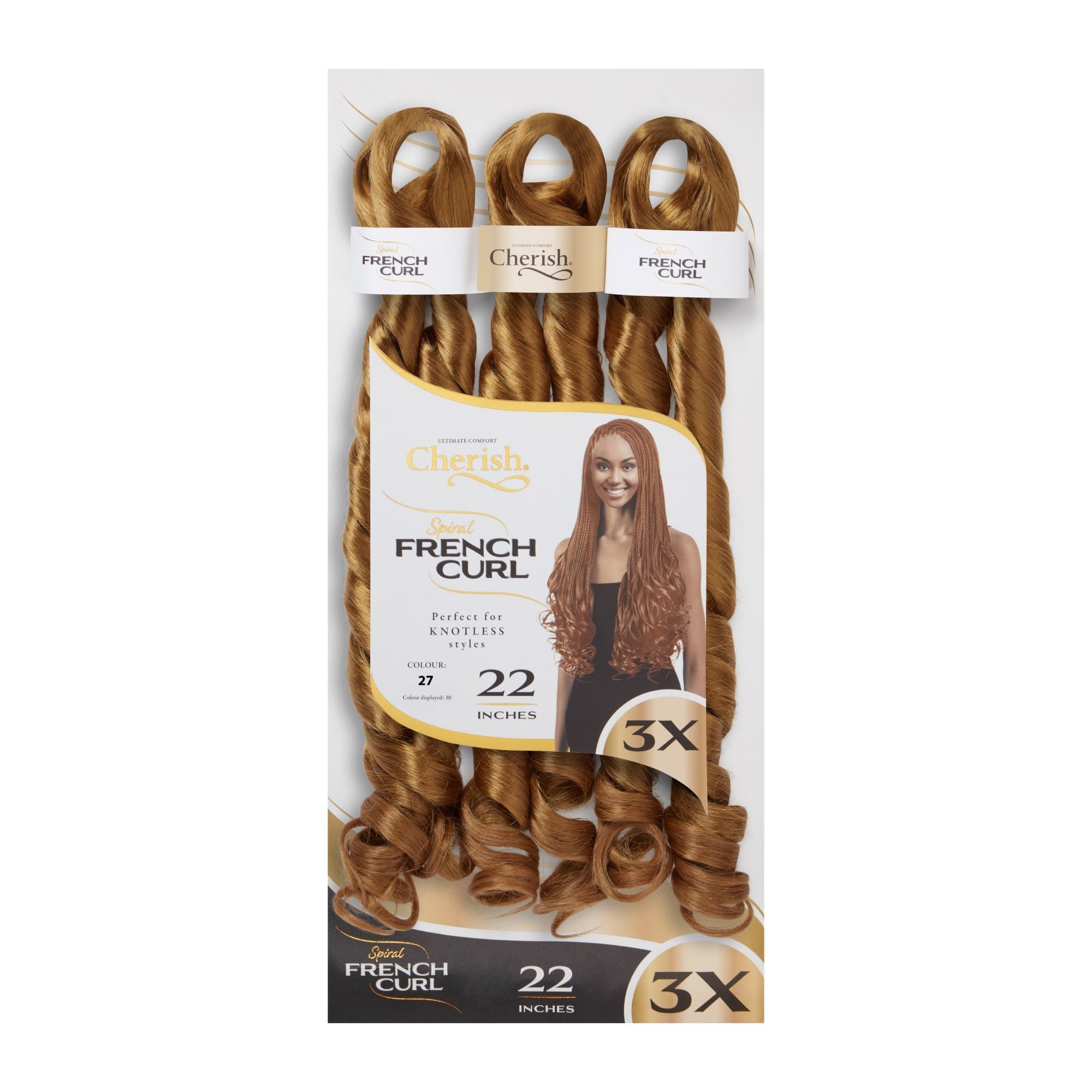 Spiral French Curl 3X