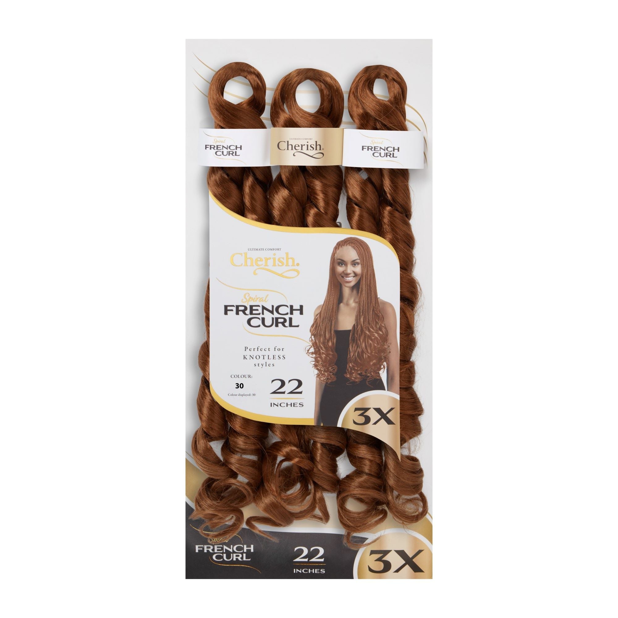 Spiral French Curl 3X