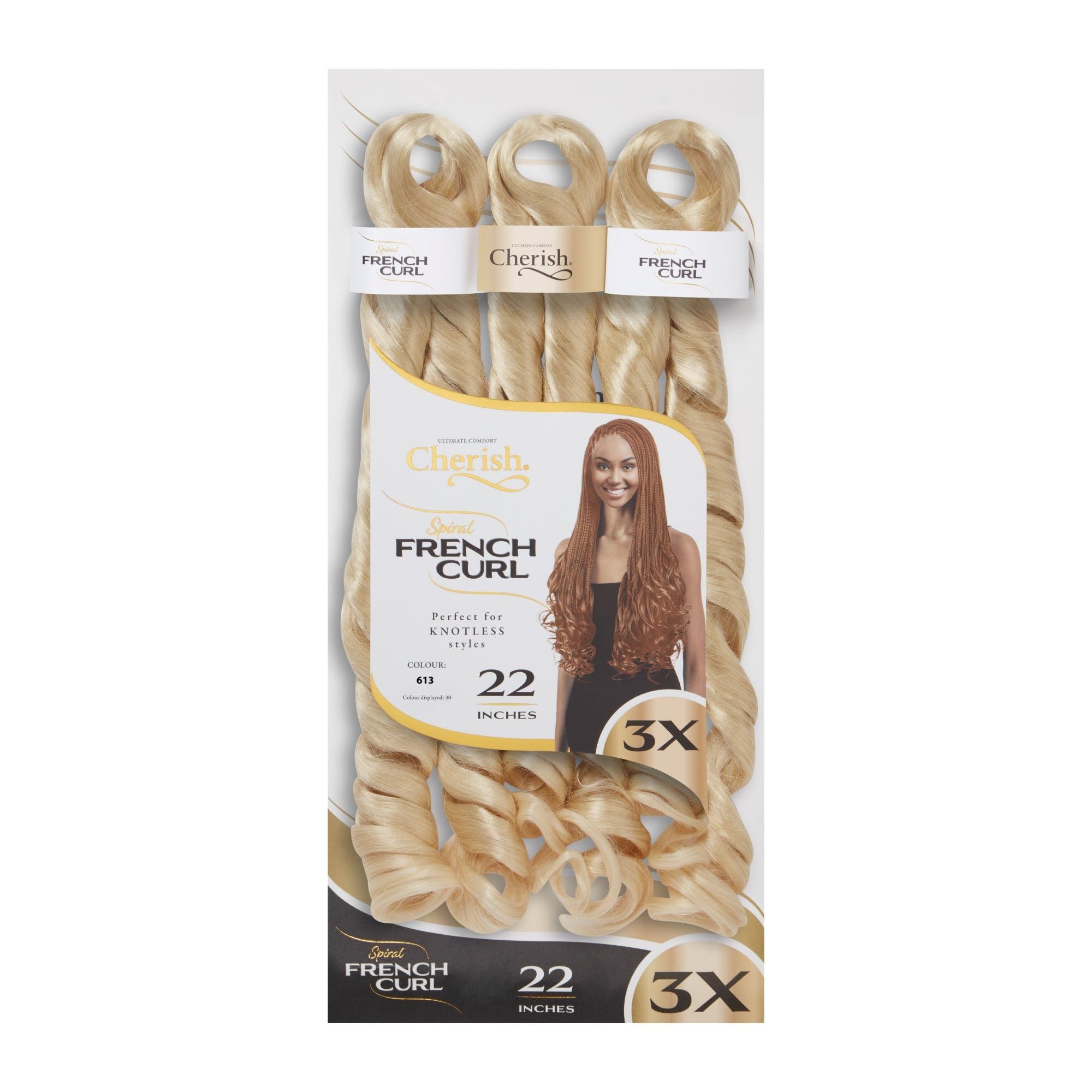 Spiral French Curl 3X
