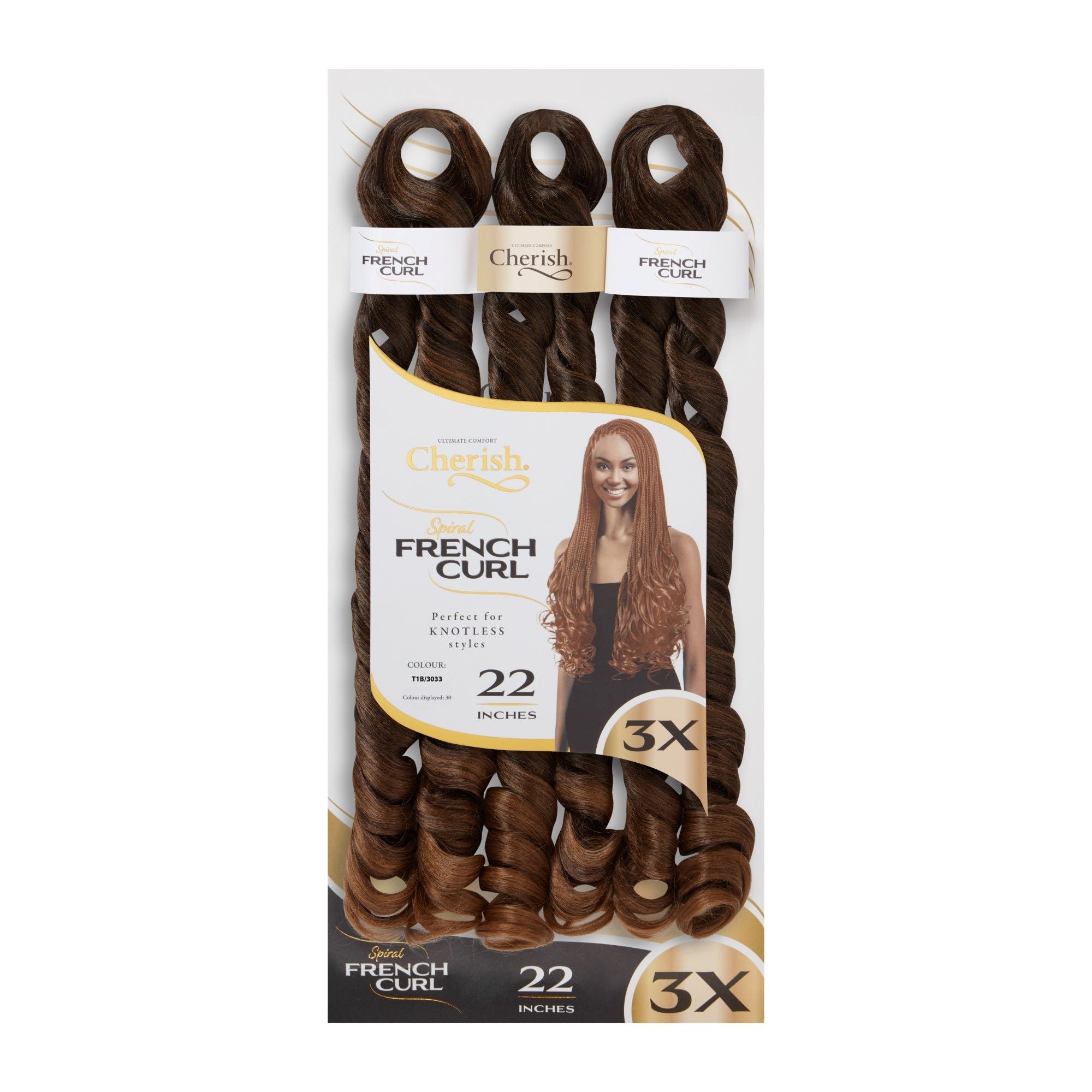 Spiral French Curl 3X