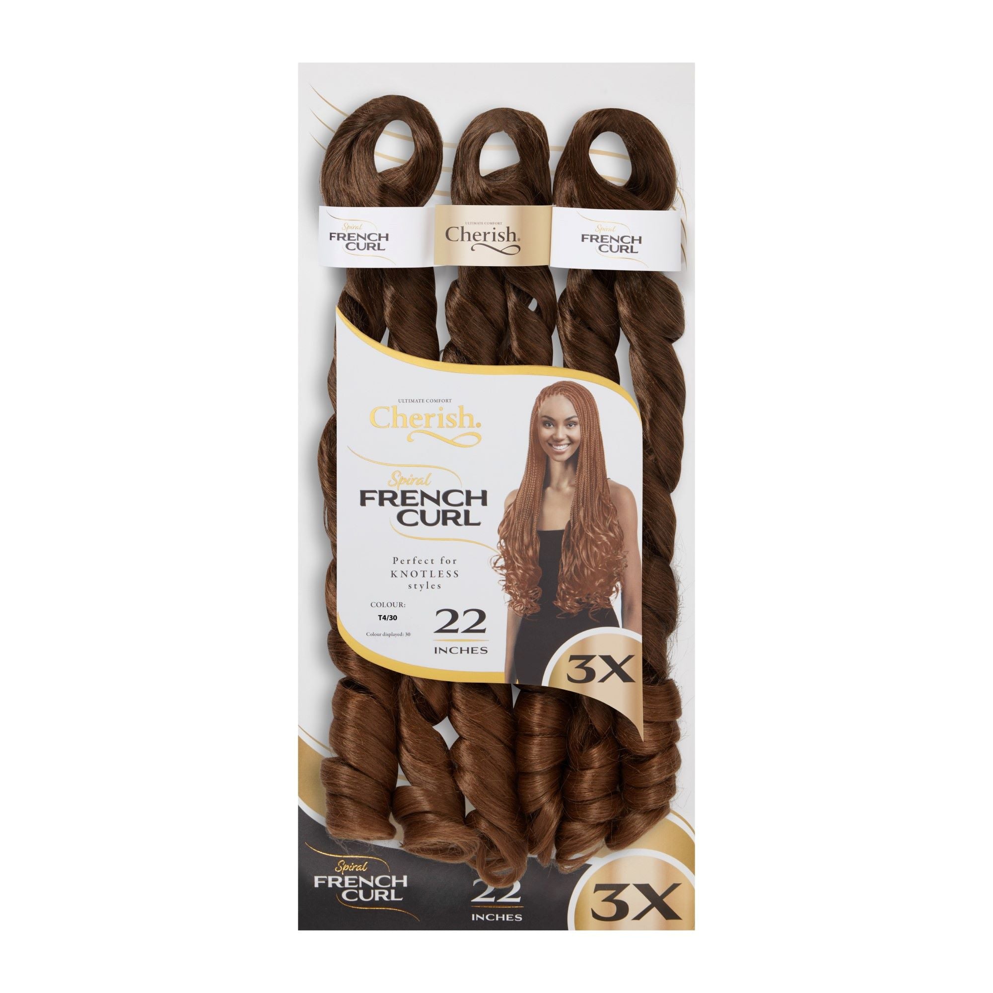 Spiral French Curl 3X