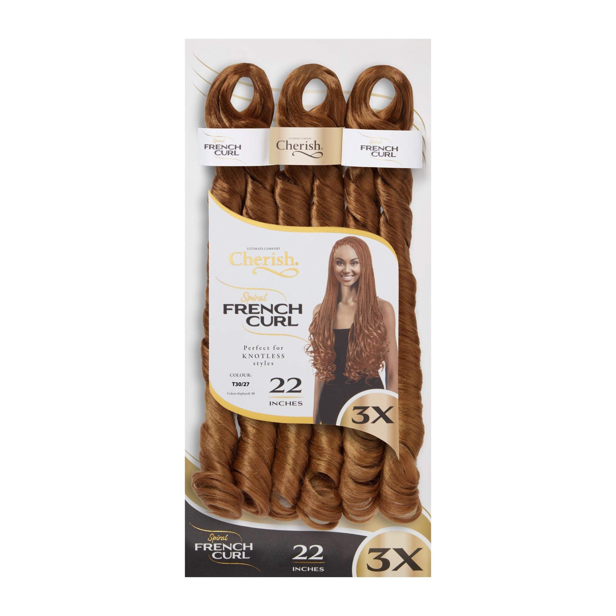 Spiral French Curl 3X