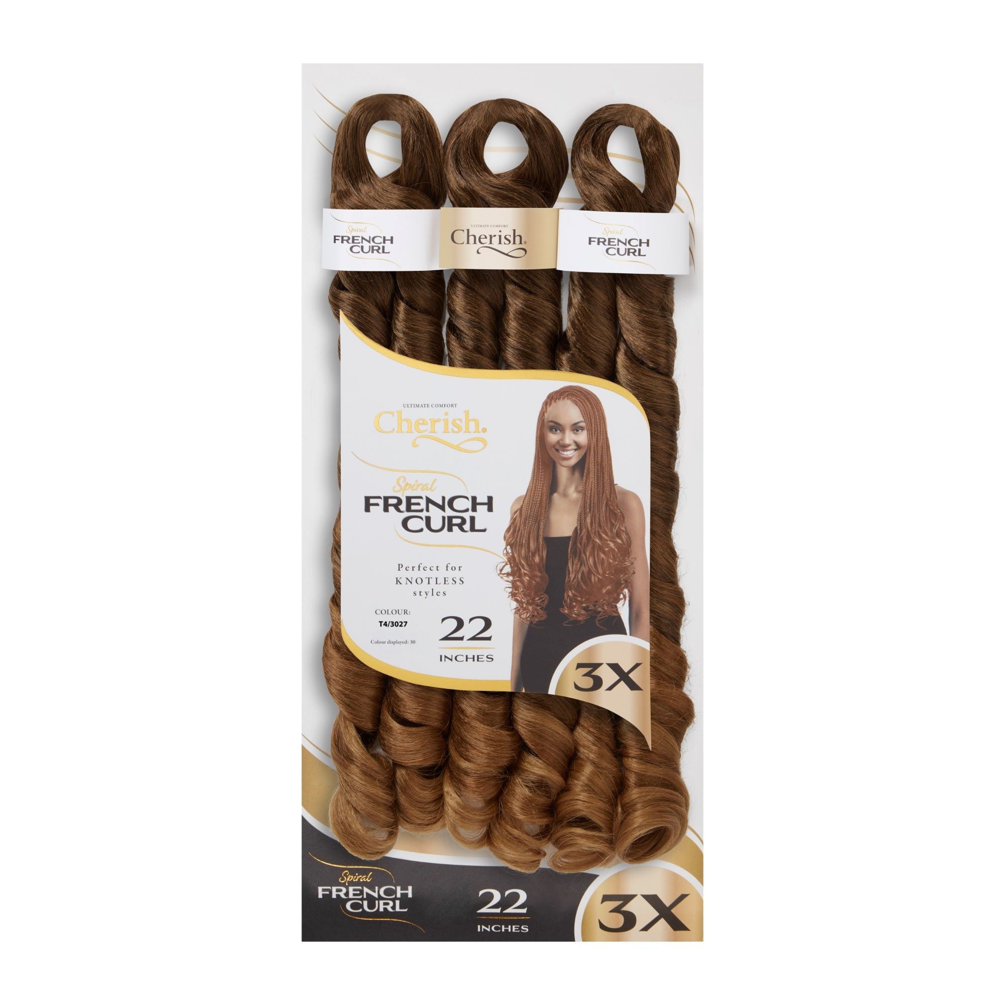 Spiral French Curl 3X