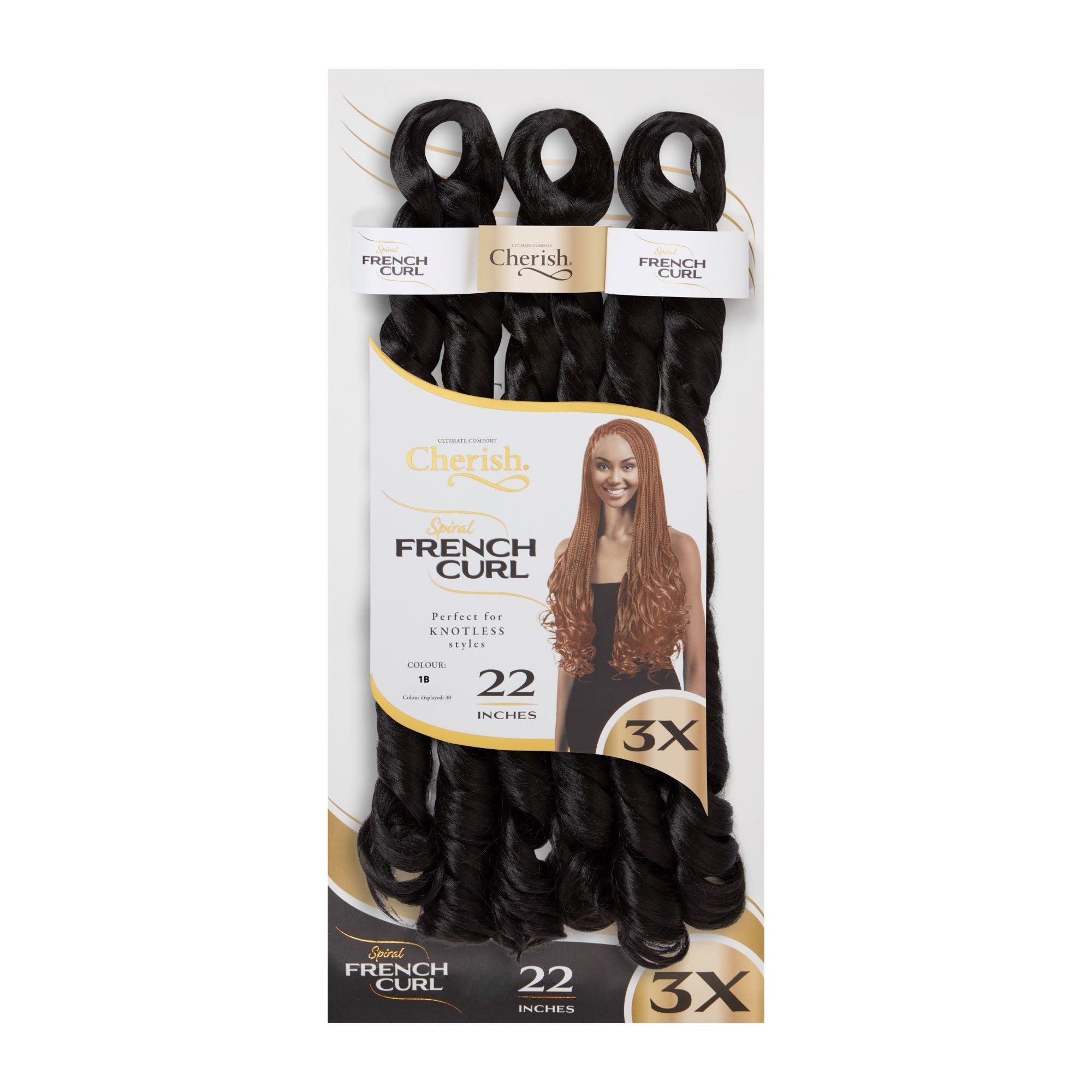 Spiral French Curl 3X
