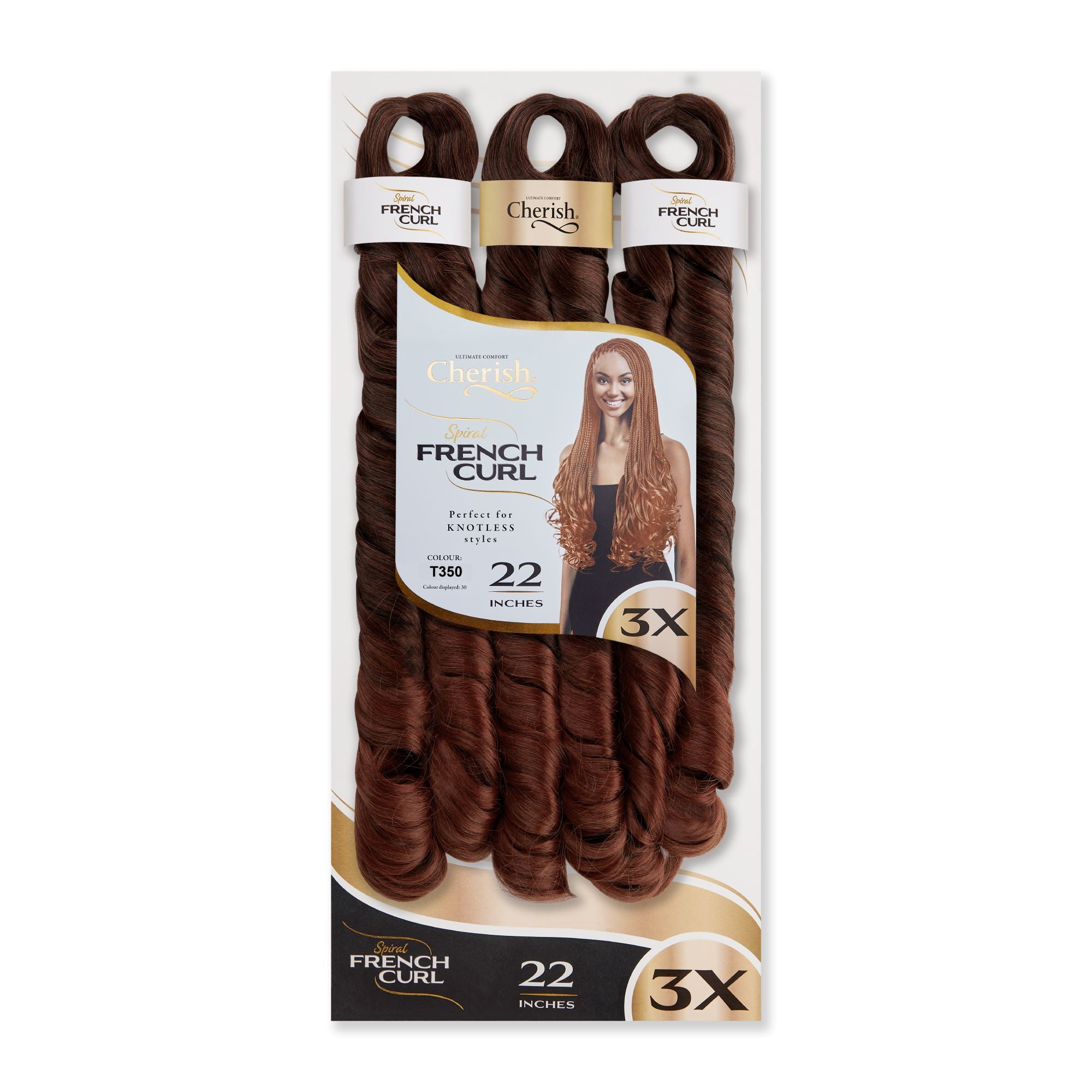 Spiral French Curl 3X