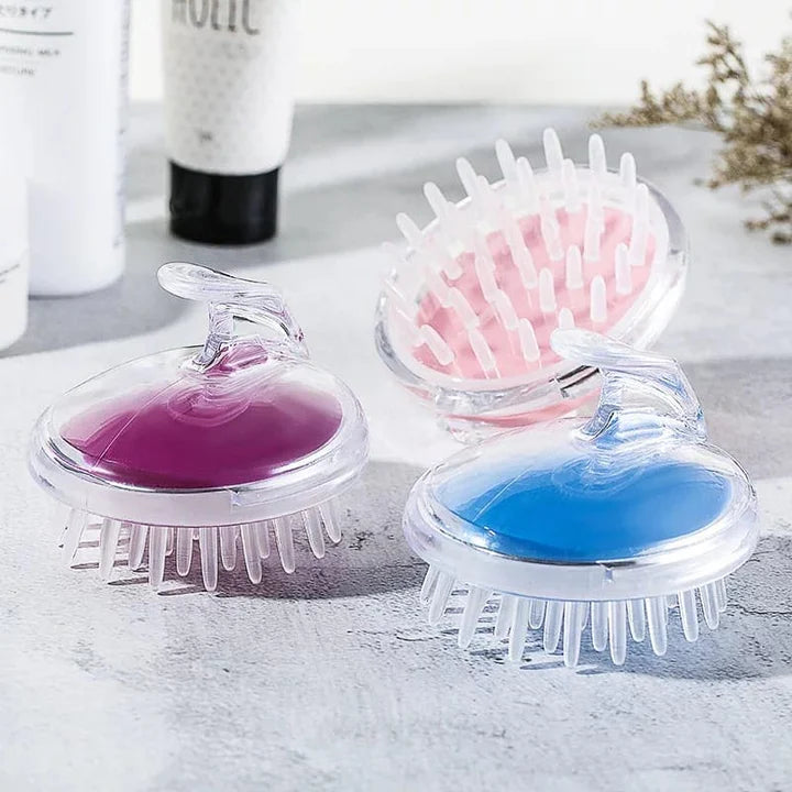 Silicone Head Shampoo Massage Brush