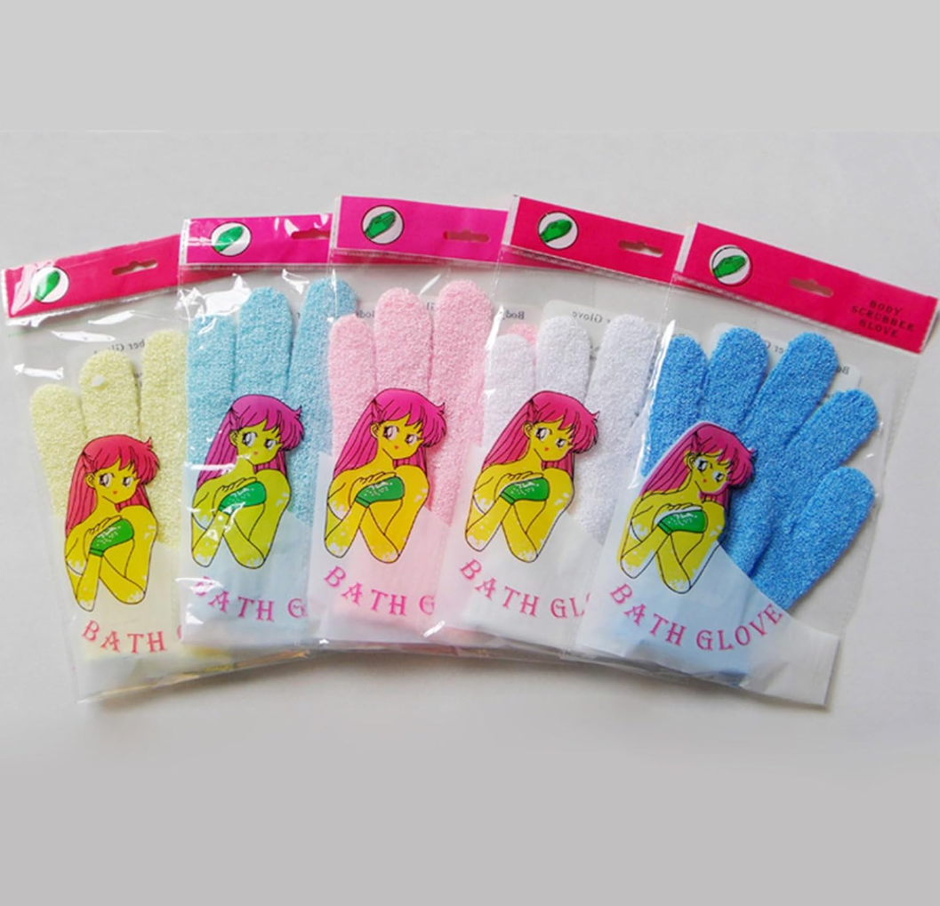 Shower Glove Body Scrubbing