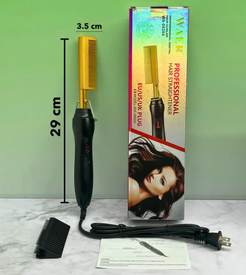 Hot Comb Hair Straightener