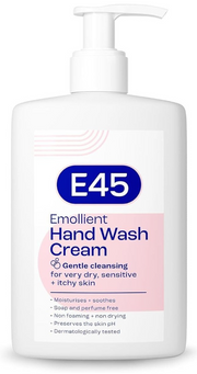 E45 Emollient Hand Wash Cream 250ml
