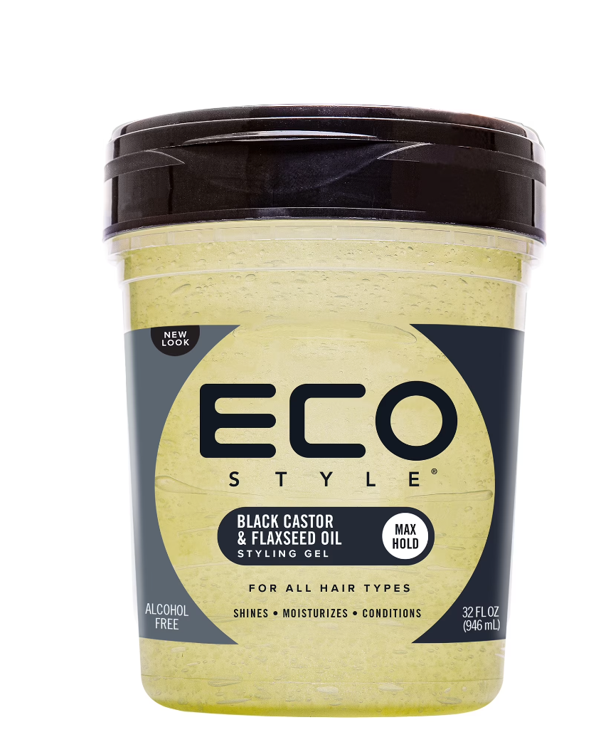 Eco Style Black Castor & Flaxseed Oil Professional Styling Gel